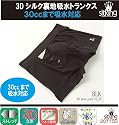 男性用失禁パンツ sit king underwear（シッキングアンダーウェア）　トランクスタイプ (M, 黒（BLK）)