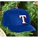 MLB Baseball Cap Ornament Team: Texas Rangers