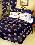 CAL BERKLEY Golden Bears Dorm Bedding Set:Dorm-Room-In-A-Box: Comforter, Sheet Set, Mattress Pad, Towel Set- Twin XL 10 pc Set