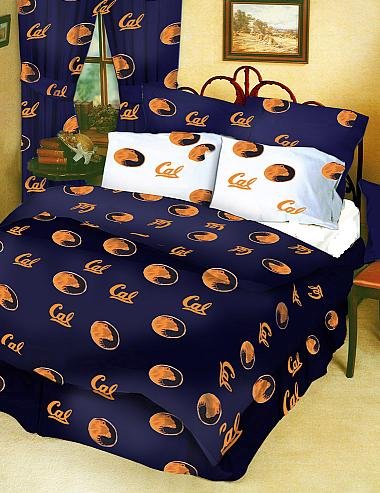 CAL BERKLEY Golden Bears Dorm Bedding Set:Dorm-Room-In-A-Box: 