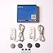 RTGS 2 Sets 15 Blue Color Micro LED String Lights Battery Operated on 6 Feet Silver Wire (3)