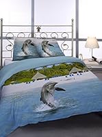 Casa Campo  Juego De Funda Nórdica Doulphin (Azul)