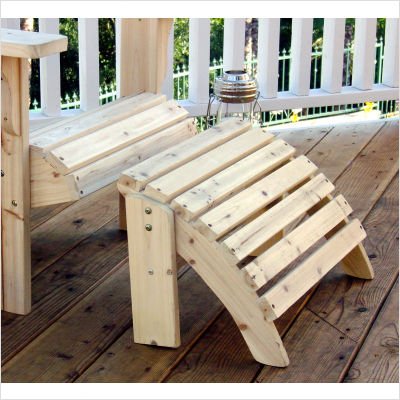 Traditional Standard Sized Ottoman Color: Natural