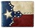 Mens Wallet Western Bifold W020 Texas Flag