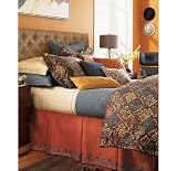 1891 by SFERRA Bishop Cotton Full/Queen Quilt, Storm