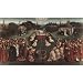 Hubert van Eyck (Ghent altar altar of the Mystic Lamb, main board, Scene One: The Adoration of the Mystic Lamb) - 13x19