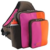 O Yikes Slingback Diaper Bag - Tangerine/ Raspberry
