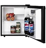 GE Spacemaker : GMR02BANBB 1.7 cu. ft. Compact Refrigerator with Wire Shelf - Black
