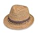 Wallaroo Hat Company Tahiti Trilby â€“ Two-Toned Sun Hat, Packable, Adjustable, Modern Style, Designed in Australia, Taupe