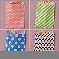 Mememall Fashion Striped Polka Dot Candy Buffet Sweet Treat Loot Party Supplies Favor Bags Lot