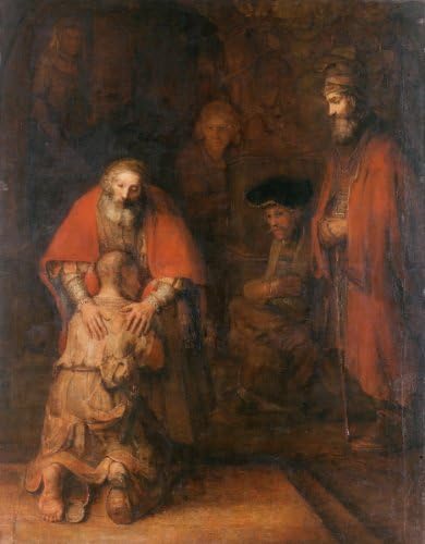 Rembrandt Harmensz. van Rijn The Return of the Prodigal Son 22 X 28 Canvas Wall Art Ready to Hang
