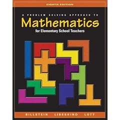 Problem Solving Approach to Mathematics for Elementary School Teachers