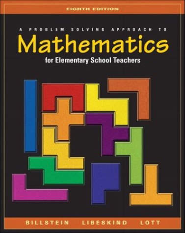 Books: Problem Solving Approach to Mathematics for Elementary School Teachers