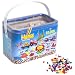 Hama Beads 10,000 Beads in a Bucket - Solid Mix