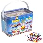 Hama Beads 10,000 Beads in a Bucket - Solid Mix