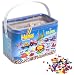 Hama Beads 10,000 Beads in a Bucket - Solid Mix
