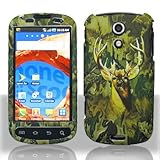 Premium - Samsung D700/Epic 4G Rubber feel Design Deer Hunter Cover - Faceplate - Case - Snap On - Perfect Fit Guaranteed