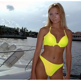 Designer Giallo Collection Yellow Classic Bra Bikini Top by Jackie's Boutique
