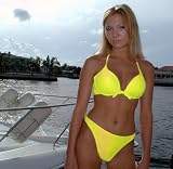 Designer Giallo Collection Yellow Classic Bra Bikini Top