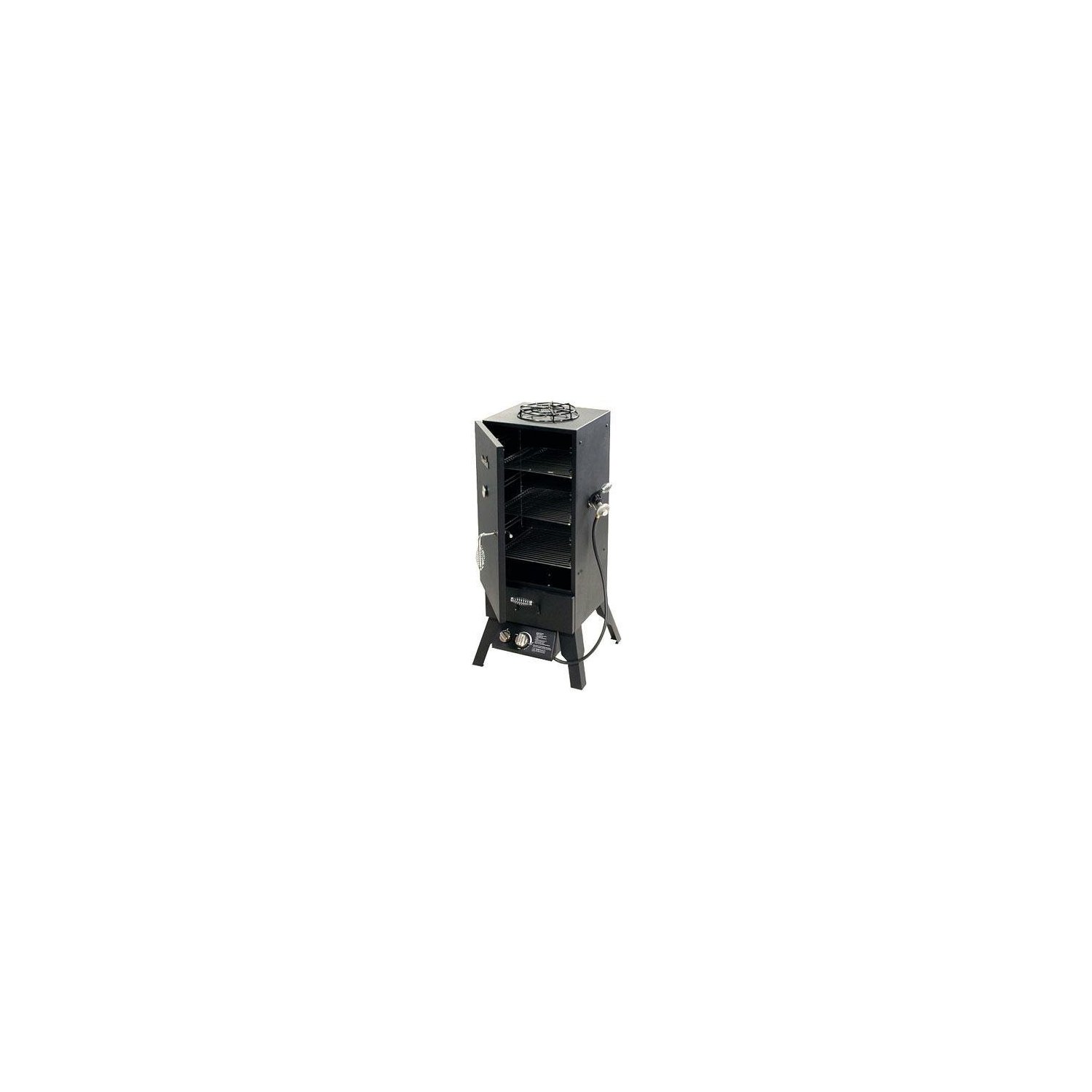 New Char-Broil CB600X Food Smoker With 3 Chrome-Plated Cooking Grates&Cool-Touch Handles
