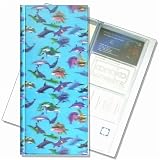 3D Lenticular 4x10 Business Card File (Holds 128) , BF128 , DOLPHINS, BLUE
