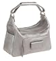Tod's Women's Front Pocket Leather Satchel, Silver