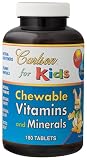 Carlson Laboratories - Chewable Vitamins/Minerals For Kids, 180 chewable tablets
