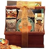 For Your Snacking Pleasure Meat and Cheese Basket - Christmas Holiday Gift Idea