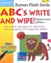ABCs Uppercase Write & Wipe Flash Cards (Kumon Flash Cards)
