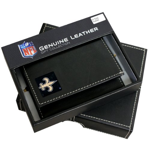 New Orleans Saints Leather BiFold Wallet