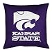 Kansas State University Wildcats Throw Bed Pillow