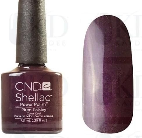 Cnd Shellac - Plum Paisley