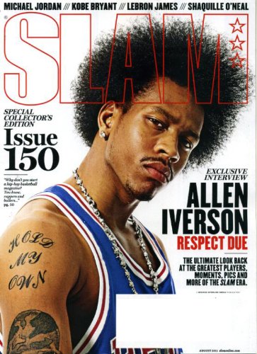 Slam August 2011 Allen Iverson/Philadelphia Seventy-Sixers on Cover, Jamal Crawford/Atlanta Hawks, Marc Gasol & Zach Randolph/Memphis Grizzlies, Enes Kanter/Kentucky Wildcats