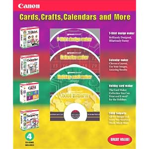 Cards Crafts Calendars and More Canon Gift Pack by Canon Software Publishing