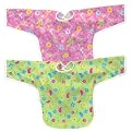I Play Girls Long-Sleeve Best Bib- 2-pk.