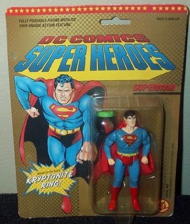 DC Comics Super Heroes Superman with Kryptonite Ring Action Figure-image