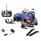 Interactive Toy Concept Radio-Controlled Polaris 49MHz RMK Snowmobile - Blue (18)