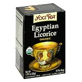 Yogi Tea Organic Egyptian Licorice, Tea Bags, 16-Count Boxes (Pack of 12)