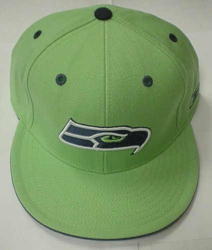 Seattle Seahawks Team Kolors Fitted Reebok Hat Size 8