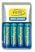 Digital Concepts AA Rechargeable Rapid 4 Hour Battery Charger with Four 2500 mAh AA Batteries