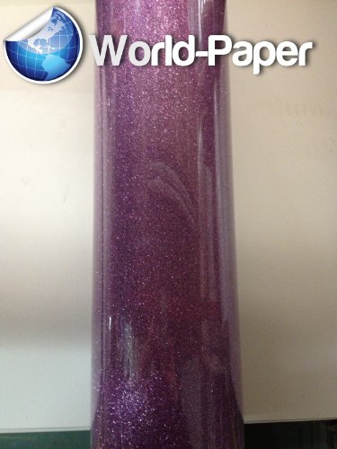 Heat Transfer Vinyl Cutter Material CAD-CUT Glitter Flake- 20''x 50yds (Lavender)