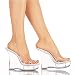 Lucious Women's FANFAIR-501 5" Heel Open Toe Mule Available in 2 Colors