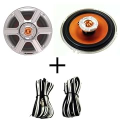 Cougar Auto Lautsprecher 10cm Boxen (4") (120 Watt, 100Hz - 20kHz, 30mm Tweeter) orange/chrom -Paar
