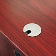 basyx Products - basyx - Optional Grommet For Worksurfaces, Brushed Nickel Finish - Sold As 1 Each - Add style and elegance to your office. - Hides wires and cables from view letting them pass under the work surface. - Controls flow of wires in work areas by having them come up in a central location.