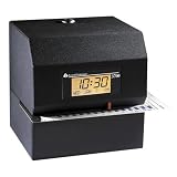 Pyramid Heavy-Duty Time Clock, Document & Job Recorder, Black