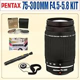 Pentax - Pentax - 75-300MM F4.5-5.8 Smcp-Fa J Al Zoom Lens Plus Accessory Outfit - Pentax APEN75300FAJBK1