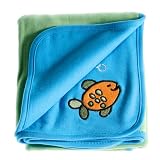 Anna Claire Beautiful Designed Baby Receiving Blanket, Double Sided Designs, Swaddle Blankets (Baja) ~ ZZ Home