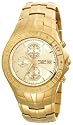 Pulsar Men's Alarm Chronograph Champagne Dial Gold-Tone Watch #PF3826