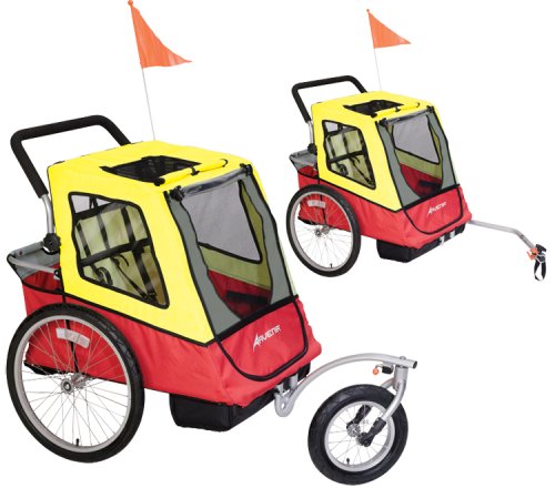 Avenir Discovery Dual Bicycle Trailer and Stroller Combination