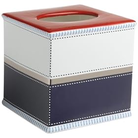Tommy Hilfiger Annapolis Ceramic Tissue Holder